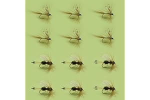 YAZHIDA | Fly Fishing Fly Fishing Set | Dry Fly | Wet | Nymph | One Mini Fly Box |