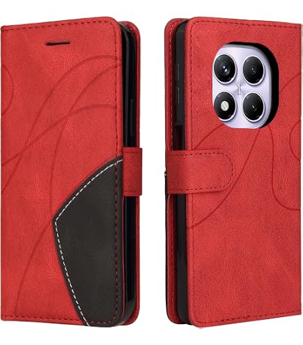 Custodia A Libro Per Redmi Note 14 Pro / Poco X7 - Cover Pelle PU Con Supporto, Portacarte E Chiusura Magnetica