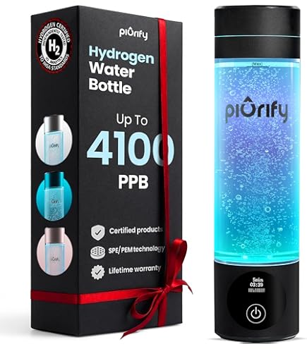 EVOLV Waterstof Water Bottle Generator - 5.42PPM Waterstof, 8 Oz, Hoogste Geconcentreerde Dosis voor Energie & Ontsteking Ondersteuning EVOLV Waterstof Water Bottle Generator - 5.42PPM Waterstof, 8 Oz, Hoogste Geconcentreerde Dosis voor Energie & Ontsteking Ondersteuning