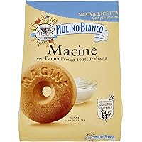 Mulino Bianco Biscotti Frollini Macine con Panna Fresca, Colazione Ricca di Gusto, 800g