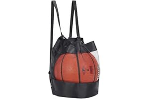 Zhenghebuy Sac à Ballons,Filet à Ballon Portable,Sac À Balles pour Football Basketball Tennis,Tennis,Volleyball,Rugby