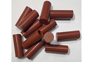 DEXIERP Protection Force Flache Endkappe für 13 mm 17/32 Zoll Außendurchmesser (20 Stück) Rohrpfosten Rohrendabdeckung Schraubengewindeschutz Lackabdeckung Hochtemperatur und wiederverwendbarer Gummi