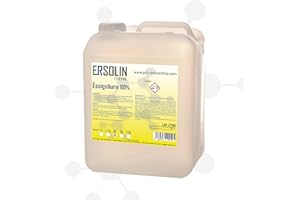 ERSOLIN Essigsäure 60% Entkalker Allzweckreiniger Essigessenz C2H4O2 Reiniger technisch (3 Liter)