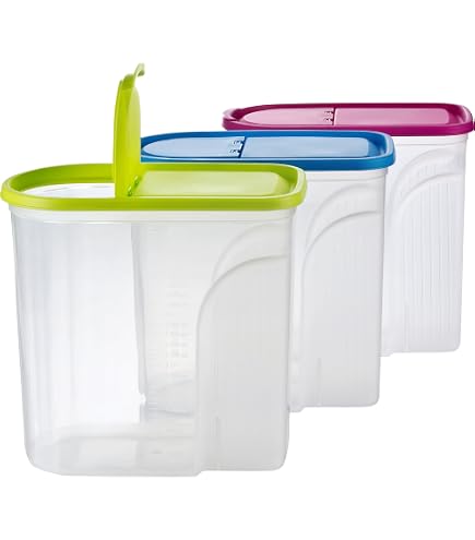 Acan Tradineur Lot de 6 bocaux multi-usages 2 positions avec couvercle à vis, en verre, pour confiture, miel, noix, épices 14 x 9,5 x 12,5 cm, 600 ml