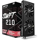 XFX Speedster SWFT 210 Radeon RX 6600 Core Gaming Carte Graphique avec 8GB GDDR6 HDMI 3xDP, AMD RDNA™ 2 (RX-66XL8LFDQ)