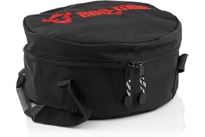 BBQ-Toro Dutch Oven sac de transport pour pot en fonte | Sac de rangement | noir | Sac pour Dutch Oven (Sac pour Dutch Oven de 6 et 9 QT)