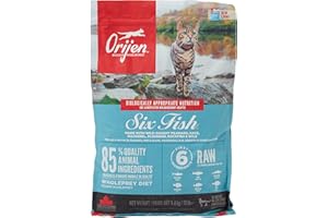 Orijen Six Fish Croquette pour Chat 5,4 kg Adulte Poisson