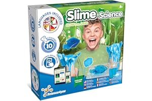 Science4you Kit Fait Brille dans Le Noir - Asmr Kit Slime Complet avec 10 Activités Manuelles pour Enfants, Jeux et Jouets, Cadeaux pour Fille et Garçon 8+ Ans