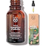 Bionoble Olio di Semi di Fico d’India Bio 15ml - Olio di Fico d’India 100% Puro, Naturale, Pressato a Freddo - Viso, Corpo, C