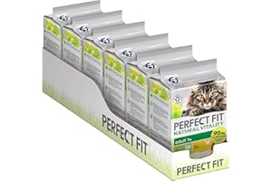 PERFECT FIT Adult 1+ Premium Katzenfutter nass - 36x50g Portionsbeutel - mit Huhn und Truthahn - Nassfutter für Katzen - ohne Getreide