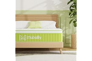 MUBULILY Double Mattress 10 Inch 7 Zone Orthopedic Double Mattresses, Hybrid Memory Foam Mattress 4FT6, Pocket Spring Medium Firm Strengthen Edge Support, with Motion Isolation, with OEKO TEX(135x190x25cm)
