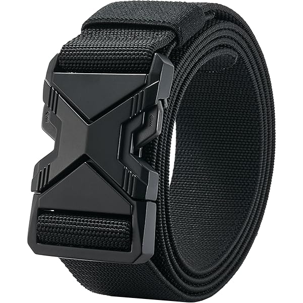 Ratchet Belts For Men Casual Rotatable Buckle Nylon Fabric