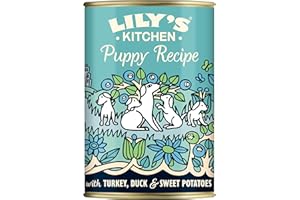 Lily's Kitchen Puppy Recipe With Turkey Wet Dog Food (6 x 400g)