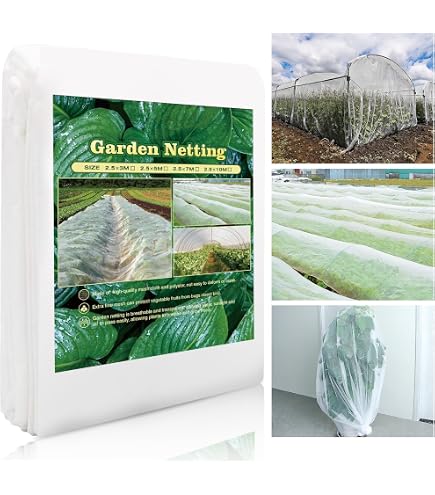 Red Protectora Para Plantas 3x10 M - Malla Fina Contra Insectos Y Pájaros, Transpirable, Para Huerto, Jardín Y Balcón