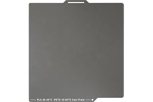 TIOPY Cool platta för bambulab 257 x 257 mm, PLA 25–45 ℃, PETG 40–60 ℃ låg temperatur dränkplatta, energieffektiv lågtemperat