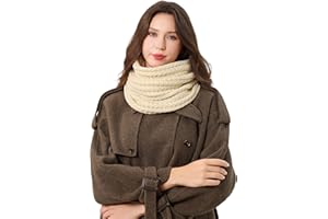 DonDon Bufanda mujer invierno larga y suave Chal braga de cuello Pañuelo tubo