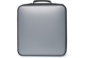 TIMCORR CD Case DVD Storage Case - 432 Capacity Disc CD Cases Holder Organizer Carrying DVD Holders Storage Cases CD Storage Binder & DVD Organizer Binder for Car Travel Movie Media (Grey)