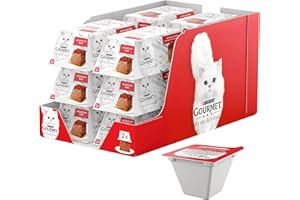 PURINA TIDY CATS Gourmet Gourmet Purina Gourmet Revelations Mousse con Vacuno, 24 Unidades (24 x 57 g)