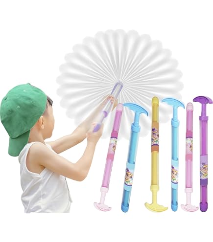 Feuerwerk Wasserpistole, 4er Set – Mit Speziellem Sprüh-Effekt, Für Pool, Strand & Garten, Batteriefrei, Kindgerecht