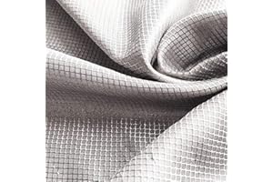 KSQP Tissu de Protection Contre EMF, Faraday Tissu de Blindage EMI RFID Chiffon EMI RFID Blindé WiFi/RF Anti-rayonnement Protection des Informations Radiations,silver-7m