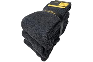 Dream Socks Lot de 3 ou 6 paires de chaussettes longues en polaire, thermiques, pour l’hiver, le ski, anti-froid, chaussettes à haute isolation thermique