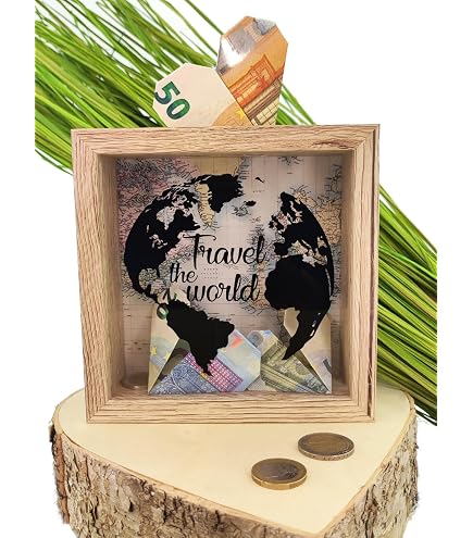Mappa di viaggio Mappa del mondo 3D in legno da parete - NORD 100 x 60