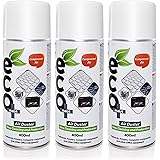 Air Duster Ecomoist (400ml) x3, Excellent for Keyboards, Printers, Computer Components and Other Office Equipment, Laptop Cle