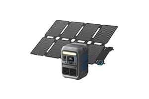 Anker SOLIX C300 Portable Power Station with 100W Solar Panel, 288Wh LiFePO4 Battery, 300W (Peak 600W) Solar Generator, 140W Side Quick Charging Power, for Camping, Outdoors, Travel & Emergency