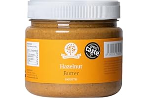 Nutural World - Smooth Hazelnut butter (1kg) - 100% Pure/Single Ingredient - Great Taste Award winner