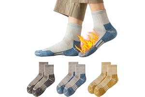 Caudblor 3 pary skarpet z merynosów, skarpety zimowe dla mężczyzn i kobiet, skarpety trekkingowe, skarpety sportowe, do jazdy na nartach, trekkingu, wędrówek, rozm. 41-46