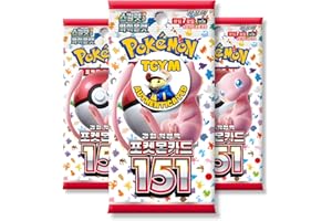 THAT MOUSE FASHION 151 Korean 3 Booster Packs | TCYM Authenticated | Korean Pokemon Cards | Pokemon 151 Booster Bundle | Pokémon Scarlet and Violet