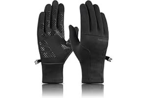 TRENDOUX Guanti Donna Invernali Termici: Guanti Touch Screen Caldi Neve con Pile, Antivento Antiscivolo Traspirante Leggero Sportivi Idea per Bici Trekking Running Sci Snowboard Guida Scooter