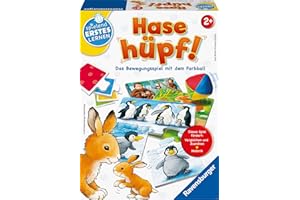 Ravensburger 24735 - Hase hüpf! - Bewegungsspiel für die Kleinen - Spiel für Kinder ab 2 Jahren, Spielend erstes Lernen für 1-4 Spieler - Ostergeschenke für Kinder