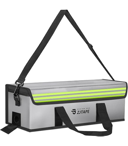 Sac De Sécurité HOOVO Pour Batterie Vélo électrique - 49x15x15cm - Étanche Et Ignifuge - Transport Et Charge