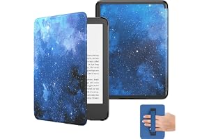 MoKo Case for 6" Kindle (11th Generation-2024/2022), Blue Starry Sky