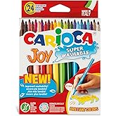 Carioca Joy S&uuml;per Yıkanabilir Ke&ccedil;eli Boya Kalemi 24'L&uuml;