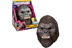 MONSTERVERSE Giochi Preziosi Godzilla Per Kong Il Nuovo Impero - Kong Maschera Role Play Interattiva Con Dettagli Realistici E Suoni Di Battaglia Del Personaggio, Per Bambini A partire Dai 4 Anni