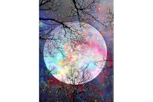 woshilaoDS 5D DIY Diamond Art Painting Kits Vollbohrer, Cartoon Strass Diamant Kreuzstich Stickerei Kristall Leinwand Malerei Bilder Painting nach Zahlen für Wohnwand Dekorations(7)