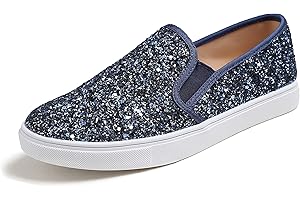 Feversole Women's Fashion Slip-On Sneaker Casual Flat Loafers,Sneakers Slip-on alla Moda per Mocassini Piatti Casual da Donna