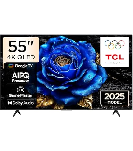 TCL 58 Inch 4K LED HDR 10 UHD Smart TV, Google TV with Built-in