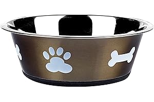 Classic Pet Products Klasyczne naczynie Posh Paws 2500 ml, grafit