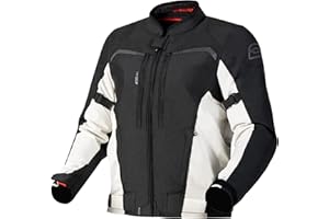 OZONE MOTO Delta IV Chaqueta de Moto Hombre | Membrana Impermeable | Protectores de Codos y Hombros | 3 Canales de Ventilación | Elementos reflectantes | 4 Bolsillos | Tallas hasta 13XL