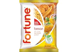 FORTUNE Chana Besan, 100% Chana Dal 100% Taste, 500 Gm