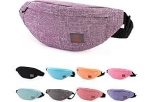 Tinyat Sac Banane Ville Travel Fanny Pack Ceinture Sac de Taille Sling Pocket Super léger pour Voyage Bum Bag T201