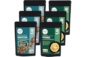 ‎LOWCA LOWER CARB KARTOFFELPRODUKTE KOMBI-SETS | stark kohlenhydratreduziert | kalorienreduziert | protein- und ballaststoffreich | bio (3x GNOCCHI + 3x PÜREE)