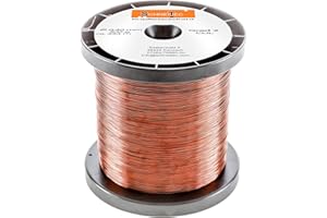 SCHNEITEC Kupferlackdraht W210 Ø 0,40 mm 300 g CU Lackdraht Grad 2 CUL Kupferdraht Gewicht 300 Gramm Durchmesser 0,40 Millimeter Wickeldraht Kupfer Draht nach IEC 60317-13