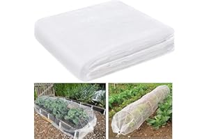 OAHAO Insect Netting Mesh – Fine Garden Netting for Vegetables, Fruits, Flowers & Crops, Butterfly & Bird Protection, Greenhouse Row Covers & Raised Bed Barrier (3x4m)
