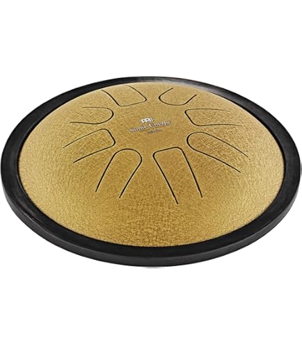 Sonic Energy 10 inch tongtrommel – H-Moll, 432 Hz, 8 octaveerde tonen – voor meditatie, yoga, percussie – incl. klopper & tas – zwart (MOSTD1BK
