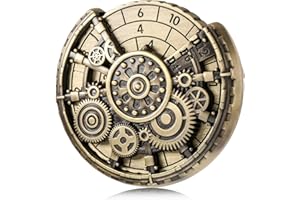 KELLER & WEBER DND Wheel Dice Spiner, 7-in-1 Gear Fingertip Gyro, DND Starter Set, 7-in-1 Metal D&D Dice Set, D&D Gifts with Dragon Logo Gift Box, Tabletop Games, Role Playing Board Game Accessories, Bronze