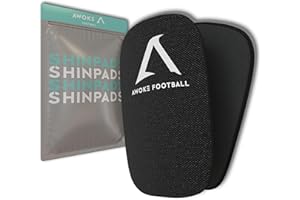 AWOKE® Anpassbare Schienbeinschoner Fußball Herren – Mini Schienbeinschoner für Fußball – Schienbeinschoner Kinder Fussball – Kleine Schienbeinschoner mit Beutel